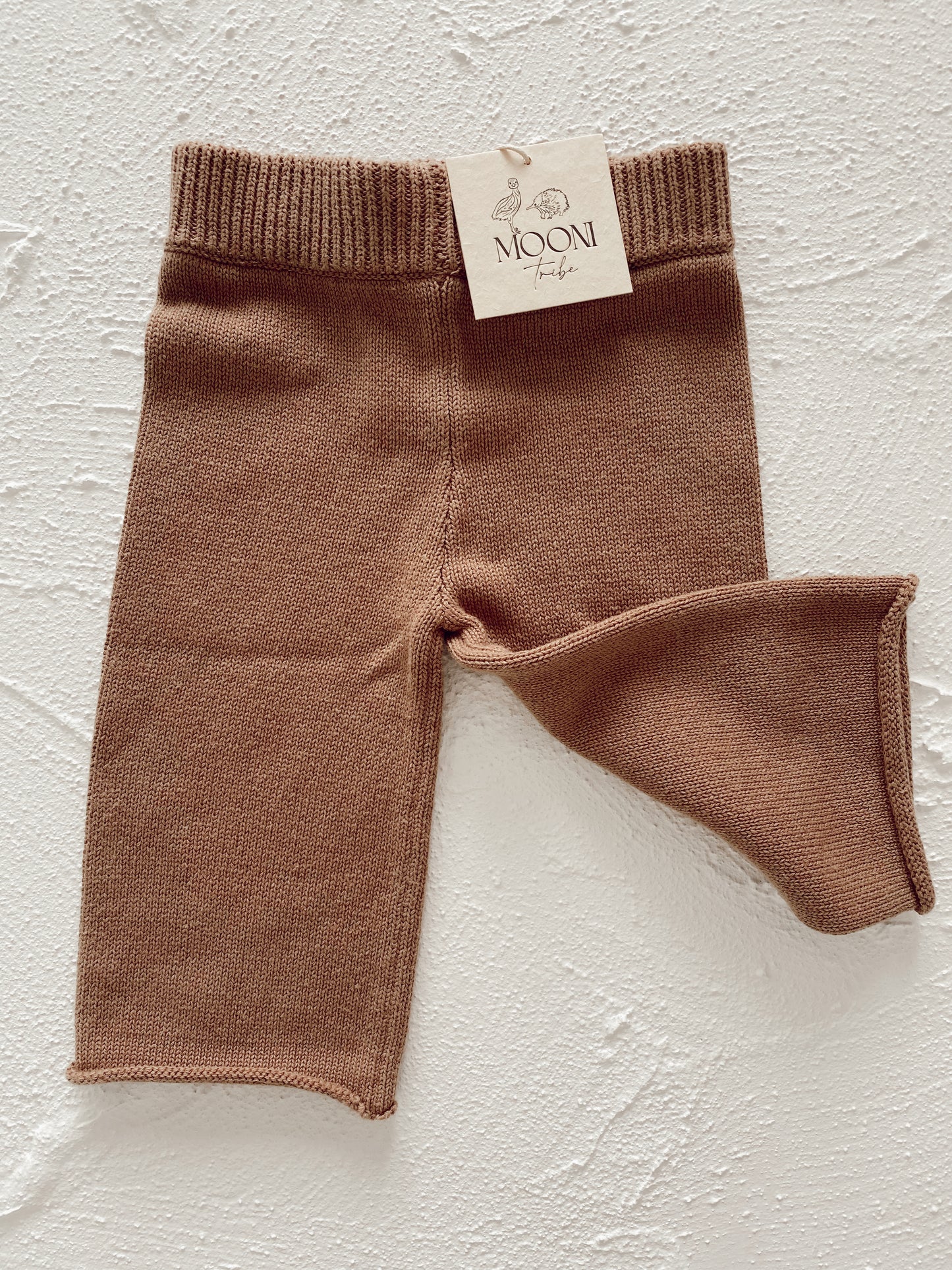 Wide-Leg Knit Pant | Oak